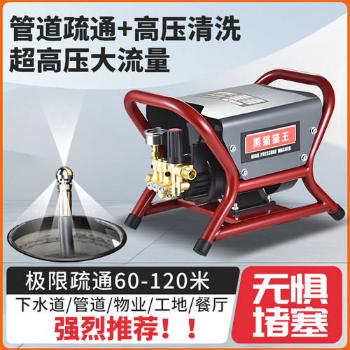 洗车机洗车店高压清洗机黑蜘蛛王家用小型水枪养殖场商用