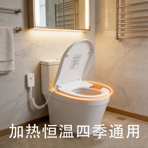 智能加热恒温座圈坐便盖板