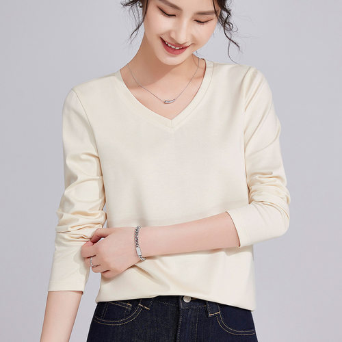 高级感圆领女内搭打底上衣