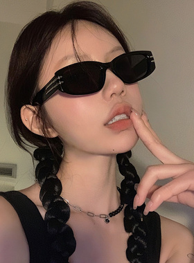 复古美式Y2K辣妹街拍防晒太阳镜