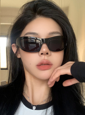 复古男女未来感黑色防晒太阳眼镜