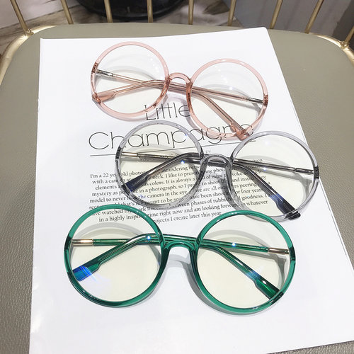 超大框网红ins可配近视平光镜