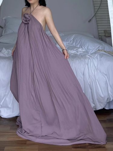 Chiangeee 富贵大百褶连衣裙