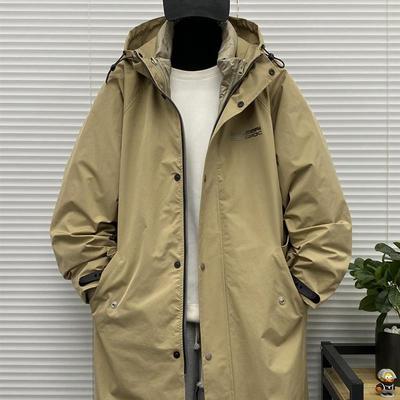 可脱卸内胆真两件羽绒衣服男士冬季装大码连帽中长款潮流羽绒外套