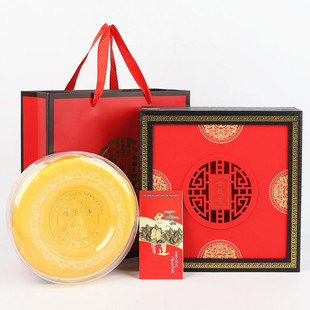 高档中国风雕刻100g50克装 盒礼品盒木盒透明圆盒空盒子 金线莲包装