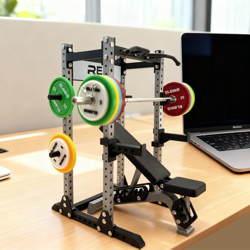 健身模型摆件龙门架手办健身房