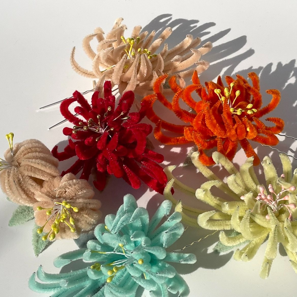 原创手工定制中式新娘古装汉服仿绒花头饰发簪子舞台戏曲表演菊花,饰品/流行首饰/时尚饰品新,发饰,淘宝优惠券,粉丝福利购,淘宝优惠卷