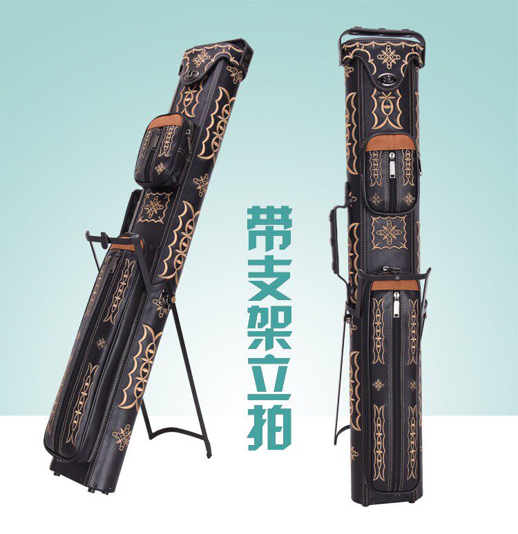 台球杆桶6孔九球杆桶8孔台球杆筒1/2台球杆包杆筒8孔台球杆桶杆袋