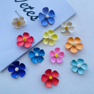 文心兰拼接花紫罗兰干花diy材料永生花头手工制作拍摄装饰单个花