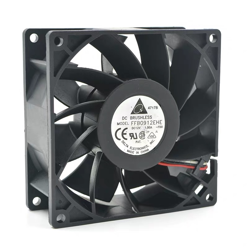 台达 9038 FFB0912EHE DC 12V 1.5A 9CM 暴力 加压型 双滚珠风扇