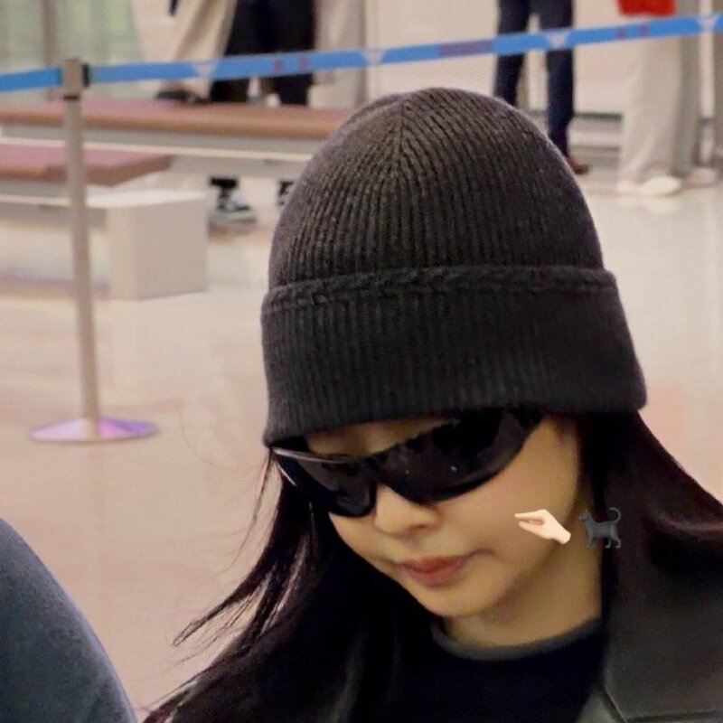 JENNIE同款春季薄款针织毛线帽
