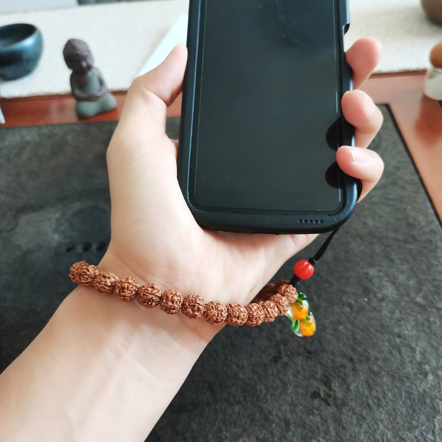 高密度高硬度老金刚菩提手机挂链