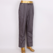 子 耐磨宽松透气涤棉上班干活穿工地劳保裤 深灰色工作裤 男春秋厚款