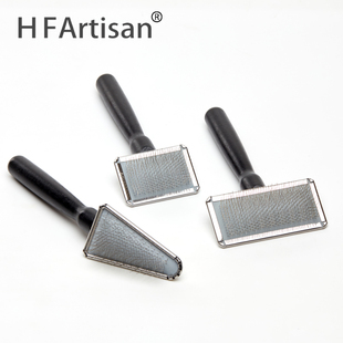 HFArtisan猫梳子梳毛刷炫光针梳除浮毛开结泰迪狗狗猫咪宠物用品