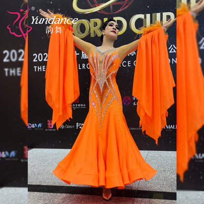 yundance韵舞摩登舞演出服定制