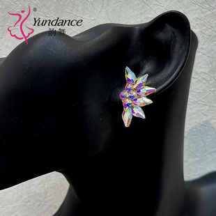 国标摩登舞蹈饰品耳饰耳环镶钻REar Yundance韵舞 新款