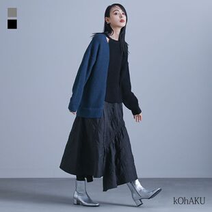 不对称拼色设计设计感连衣裙长裙 代购 日本海外直邮2026春季 女装