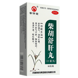 普济堂柴胡舒肝丸90g疏肝理气散消胀止痛疏肝解郁柴胡疏肝散正品