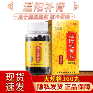九芝堂桂附地黄丸正品360丸桂附地黄丸浓缩丸附桂地黄官方旗舰店