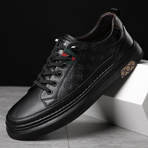 男士休闲鞋2025新款大头潮鞋皮鞋