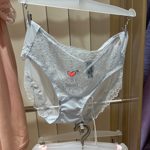 兰卡文LA CLOVER寻迹中腰三角裤CC23ABL1女480蕾丝配cc13abl1内裤