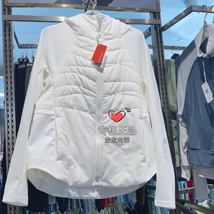 爱慕运动秋日向暖24秋冬女士外穿带帽拉链薄棉服AS144T61