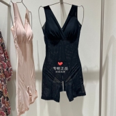 爱慕定制轻简塑网眼连体长腿美体衣DZ135581女4980