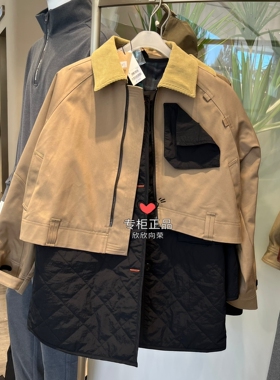 ZBL81ND5爱慕25BODY WILD谷仓系列_女士工装风夹棉三合一