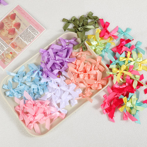 甜品台布置韩式蝴蝶结森系蝴蝶结场景装扮用品生日蛋糕装饰插旗