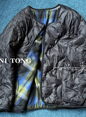 MONI 三防轻薄双面羽绒服 90白鸭绒