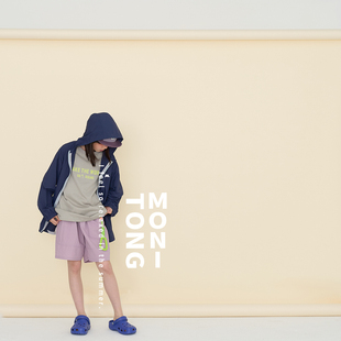 MONI 功能性薄款防晒戴帽服(防晒UPF50+)/防水速干短裤