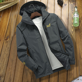 冲锋衣男女春秋薄款 加绒加厚户外登山服 情侣防水风衣单层外套冬季