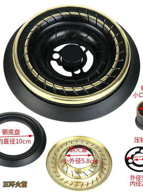 适用好太太樱花嵌入式煤气灶具分火器铜火盖配件炉灶头燃气灶炉头