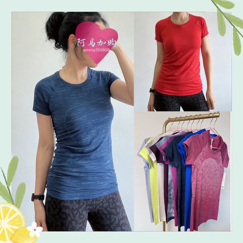 国现 Lululemon 经典瑜伽t恤