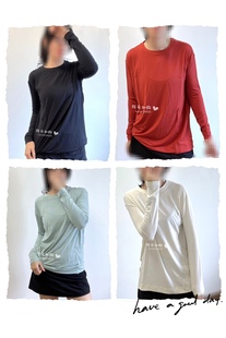 国现 Lululemon 长袖T恤 Modal Pleated Back Long Sleeve Shirt
