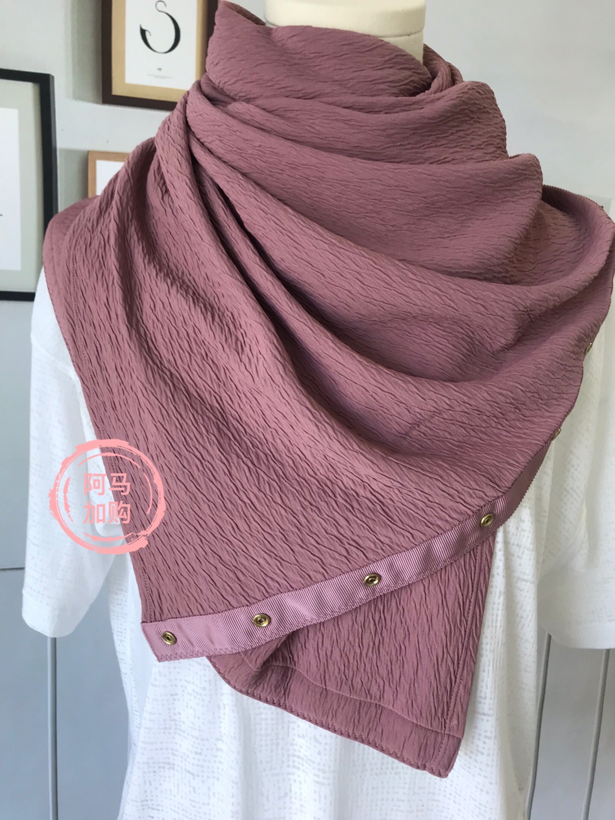 国现 Lululemon 多用途披肩围巾 瑜伽休闲 Vinyasa Scarf Crinkle