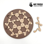 7角星7 Sterne地狱难度超难烧脑方块拼图puzzle益智木质