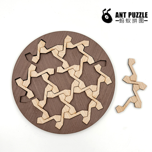 7角星7 Sterne地狱难度超难烧脑方块拼图puzzle益智木质