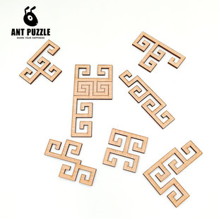螺旋8宫超难地狱难度超难烧脑异形拼图puzzle益智木质自虐礼物