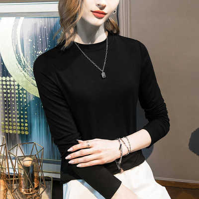 莫代尔打底衫女2025新款长袖t恤