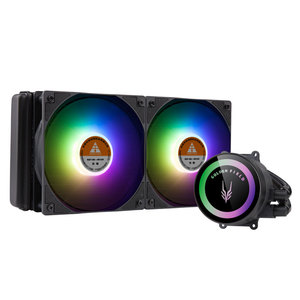 金河田银狐120G/240G一体式水冷风扇支持多平台处理器12代1700