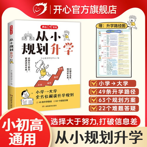 开心从小规划升学解读升学规划