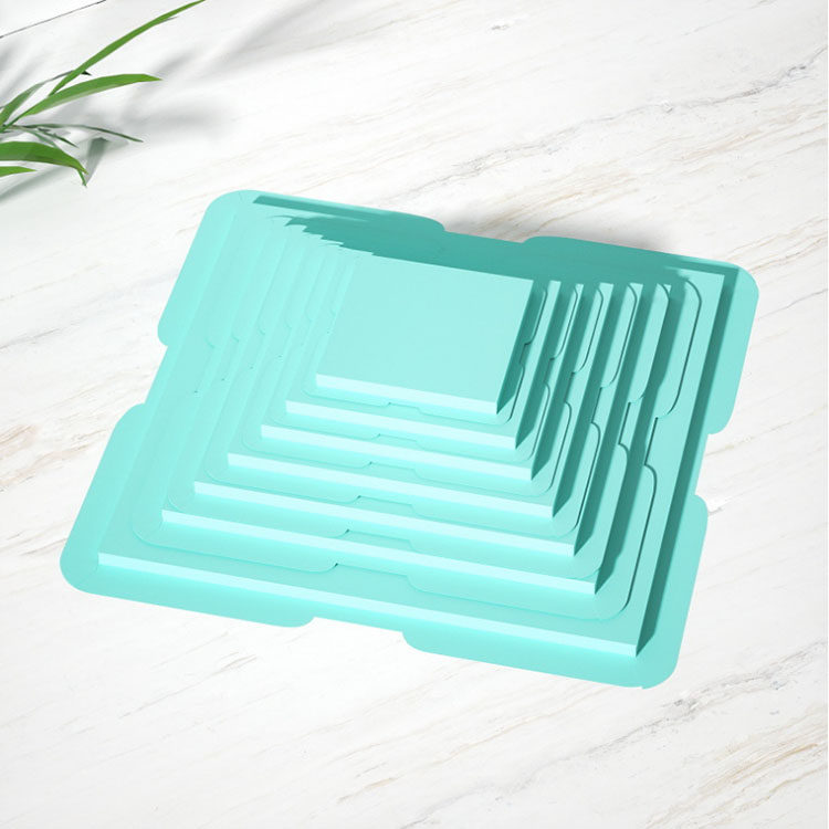 蛋糕底托片生日蛋糕盒底托盘三合一透明蛋糕盒纸盒托片10个一口价