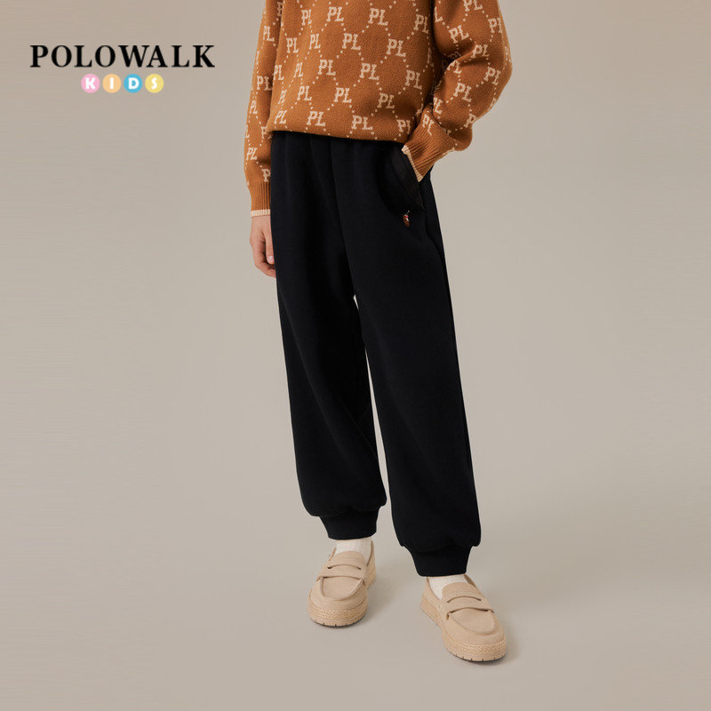 新品男童卫裤男女童运动裤直筒潮