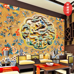 复古故宫皇宫红墙壁纸墙纸卧室客厅背景酒店民宿包厢墙布定制壁画