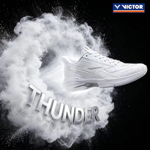 威克多VICTOR胜利惊雷羽毛球鞋减震抗扭男女款透气THUNDER设计
