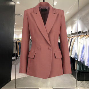 气质长袖 外套女2025年春秋新款 免烫西服 收腰显瘦高级感小西装 时尚