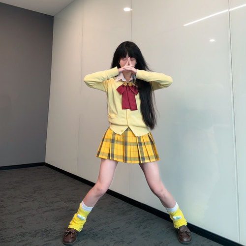 北璃酱jk短裙制服女学院风校供感