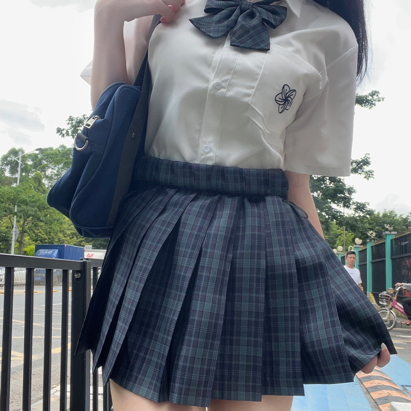 北璃酱jk格裙百搭款短裙校供学院
