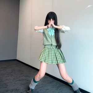 北璃酱正版jk制服V套装女学院风